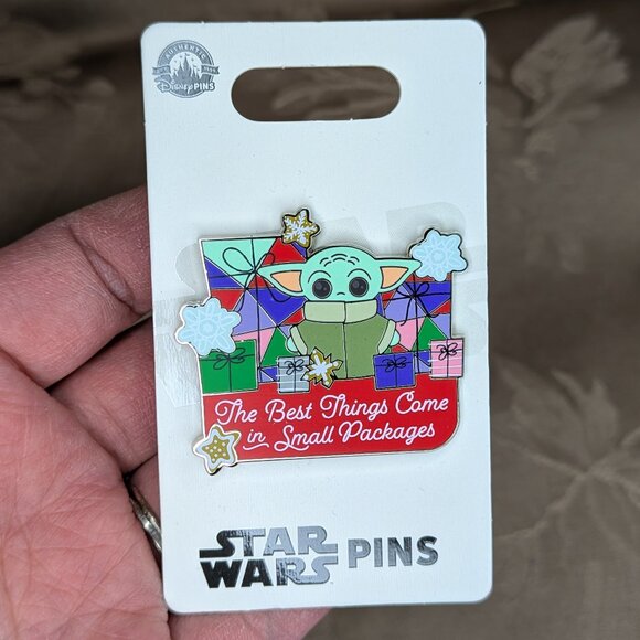 Disney Accessories - Disney Pins Star Wars Grogu Holiday Pin, NWT!